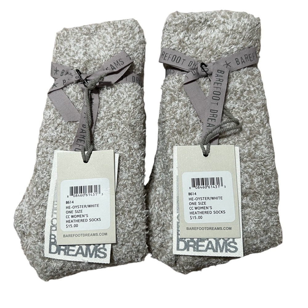 2 Barefoot Dreams socks CozyChic® Heathered Women's Socks